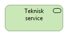 Teknisk serviceelement